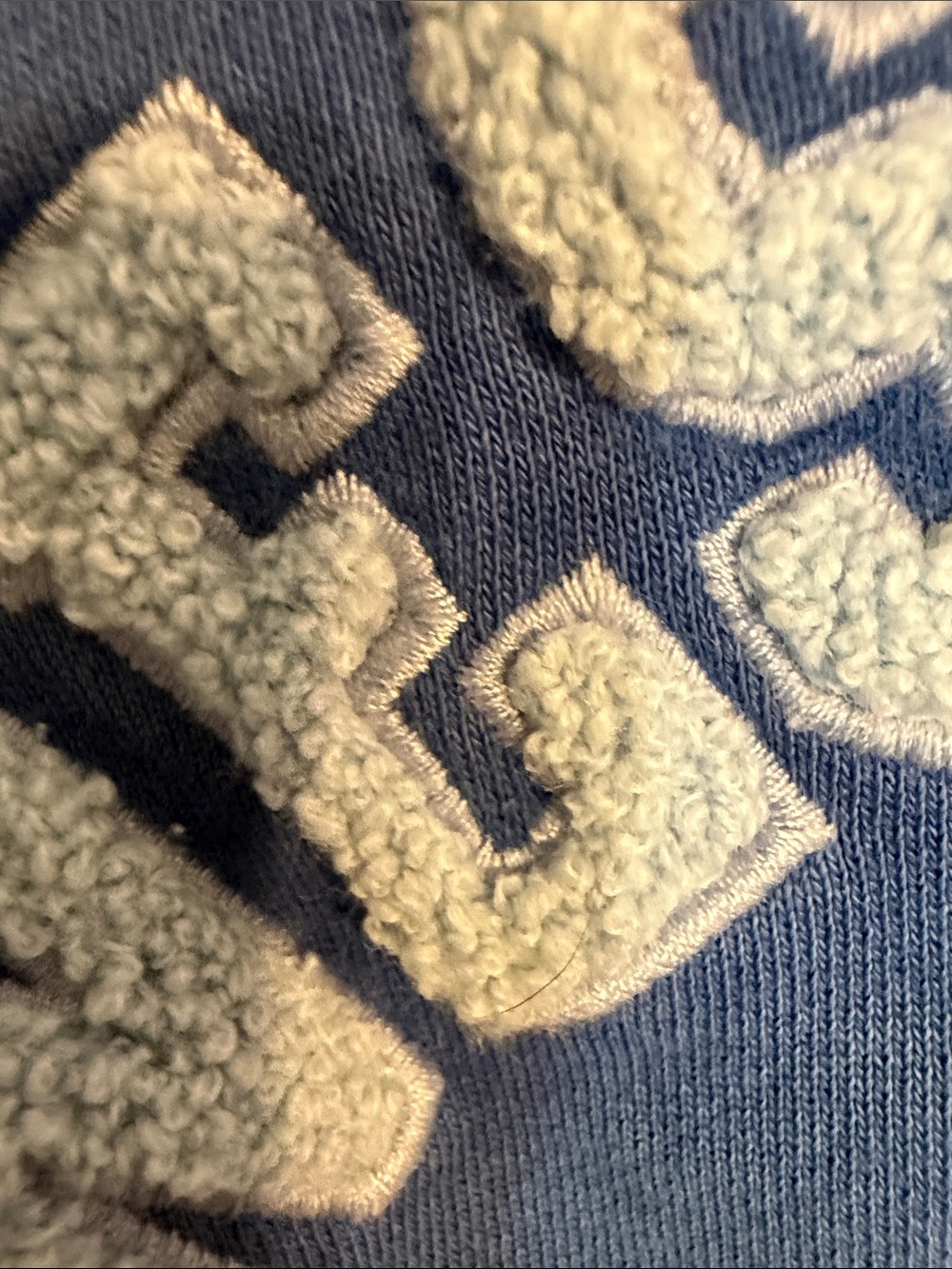 American Eagle Outfitters Blue 'West Coast 77' Crewneck Sweatshirt - Picture 4 of 6
